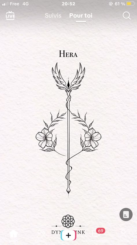 Small Hades Tattoo, Symbols Of Hera, Greek God Tattoo For Women, Greek Myth Tattoo Simple, Gods Tattoos Mythology, Hera Greek Goddess Tattoo, Hera Tattoo Goddesses, Goddess Tattoo Design Greek Mythology, Athena Tattoo Simple