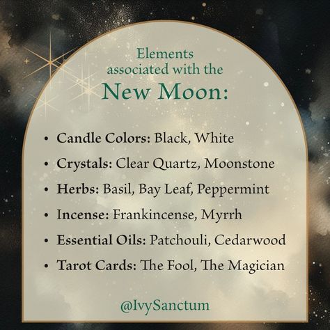 🌑✨ Embrace New Beginnings with the New Moon Energy ✨🌑 As tonight (August 4) enters the New Moon of this cycle, I want to tell you all about it. The new moon signifies the start of a new lunar cycle and is a potent time for initiating new projects, setting intentions, and embarking on personal transformations. This phase is perfect for cleansing and focusing on rituals that plant the seeds for future growth. The darkness of the new moon represents a blank slate, offering the chance to set go... October New Moon Ritual, New Moon Correspondences, New Moon Intention Setting, New Moon Magic, New Moon Intentions, Witchy Journal, New Moon Ritual, Myrrh Essential Oil, Zen House