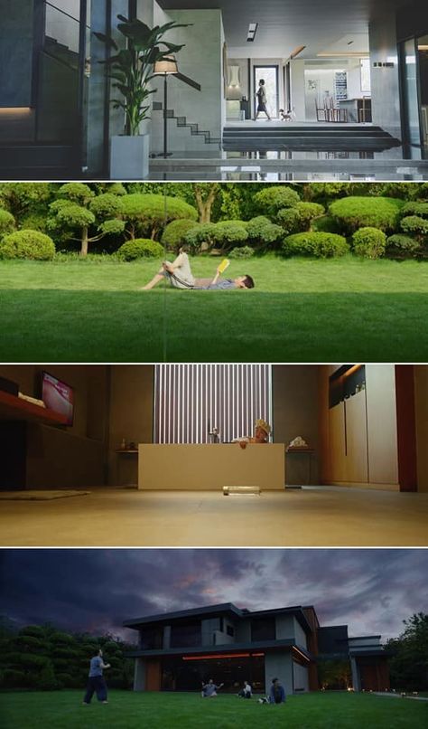 “If I had all this I would be kinder.”

Parasite | 2019 | Bong Joon-ho Parasite House Interior, Parasite House Plan, Parasite Movie House, Parasite House, Parasite 2019, Park So Dam, Study Table Designs, Colorful Photography, Small House Design Plans