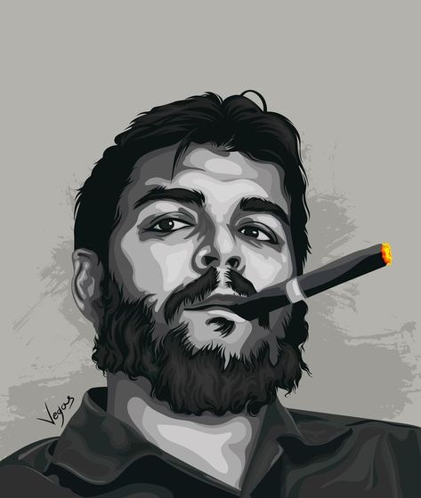 Vector Illustration Che Guevara Tattoo, Che Guevara Photos, Che Guevara Images, Che Guevara Art, Sai Baba Hd Wallpaper, Warrior Concept Art, Samurai Wallpaper, Pancho Villa