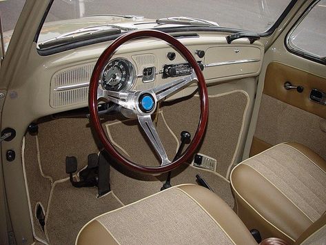 Beetle Interior, Vw Bug Interior, Volkswagen Sedan, Volkswagen Interior, Van Vw, Vw Super Beetle, Volkswagen Aircooled, Vw Ideas, Super Beetle