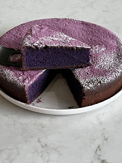 Ube Tres Leches Cake, Ube Condensed Milk Recipe, Mochi Cake Recipe, Vanilla Mochi, Ube Mochi, Asian Baking, Vegan Condensed Milk, Sweet Potato Powder, Ube Recipes