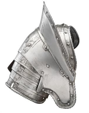 A COMPOSITE PAULDRON FOR THE RIGHT SHOULDER, ETCHED IN THE `PISAN` FASHION, GERMAN AND ITALIAN, CIRCA 1570 Armor Pauldron, Real Armor, Armour Reference, Costume Armour, Armor Tattoo, Armor Clothing, Ancient Armor, Historical Armor, Armadura Medieval