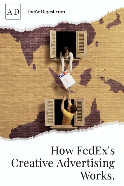 This article describes FedEx's creative advertising and how it works. Describes the strategy behind it, the elements of the ad as well as the target audience it is intended for. Advertising Words, Copy Ads, Commercial Complex, Creative Advertising Design, Business Card Design Creative, Advertising Strategies, Ad Creative, Graphic Design Lessons, Digital Advertising