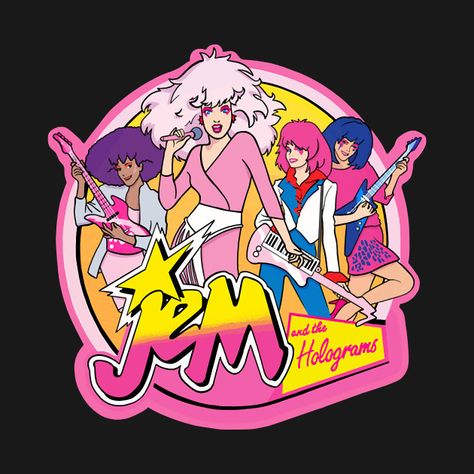 Jem Cartoon, Jem And The Holograms, Cartoon Cartoon, 80s Cartoon, 80s Cartoons, Diy Handbag, Retro Cartoons, 80s Style, Outdoor Halloween