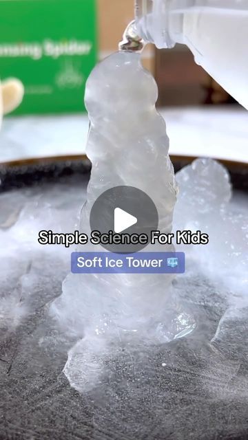 Ice And Water Activities Preschool, Ice Powers Magic, How To Make Soft Ice, Water Preschool Activities, Ice Experiments For Kids, Water Activities Preschool, Water Play Ideas, Dry Ice Experiments, Easy Science Fair Projects