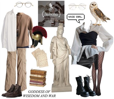 Cabin 6- Athena Outfit | ShopLook Athena Outfit Aesthetic, Athena Aesthetic Outfits, Athena Altar, Grade Motivation, Athena Outfit, Athena Jewelry, Hellenic Polytheism, Athena Aesthetic, Pjo Oc