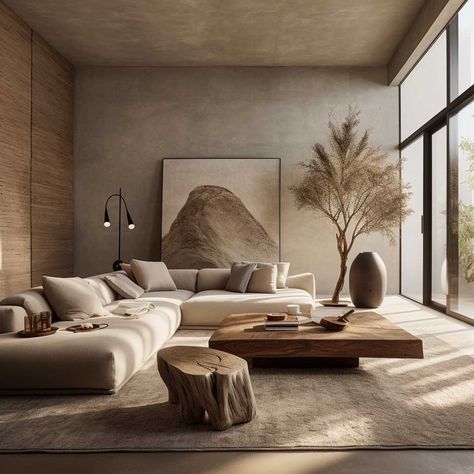 7+ Wabi Sabi Style Home Design Ideas for Embracing Imperfection • 333+ Art Images Wabi Sabi Living Room, Wabi Sabi Living, Earthy Living Room, Wabi Sabi Interior, Japandi Home, Modern Boho Living Room, Japandi Living, Boho Living Room, Living Room Inspo