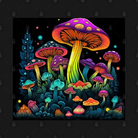 Whimsigothic Style, Peace Sign Art, Mushroom Wallpaper, Trippy Designs, Jobs In Art, Psychadelic Art, Witchy Wallpaper, Mushroom Art, Color Pencil Art