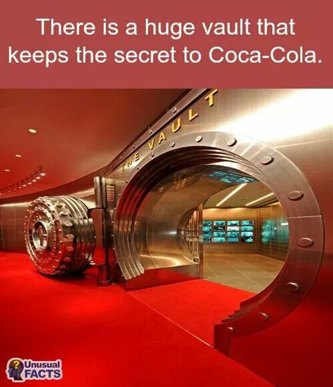 . Coca Cola Recipes, Coca Cola Atlanta, Cola Recipe, Gold Vault, World Of Coca Cola, Vault Doors, Safe Vault, Homeschool History, 3d Modelle