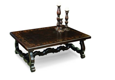 Our well known Marbella Coffee table, this coffee table with Spanish style is a Classic Coffee table. With hand made scrolls around the edge of the table. Coffee Bar Ideas Small, Gothic Coffee Table, Hacienda Style Living Room, Victorian Coffee Table, Diy Coffee Bar Ideas, Tuscan Furniture, Coffee Table Candles, Space Coffee, Ideas Small Kitchen