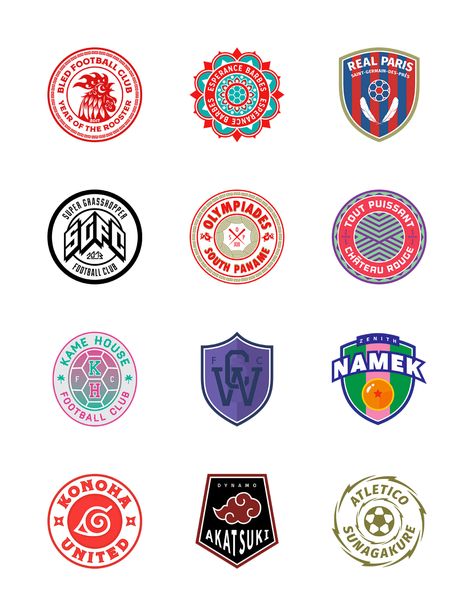 Football Logos - Nam Kunn Logo Design Inspiration Sports, Sports Brand Logos, Football Logo Design, Football Logos, Team Logo Design, Inspiration Logo Design, Circle Logo Design, Team Badge, Soccer Logo