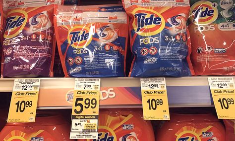 tide-pods-lah-safeway-coupon Tide Pods, The Krazy Coupon Lady, Household Essentials, Pop Tarts, Chip Bag, Chips, Packaging, Snack Recipes, Yummy Food