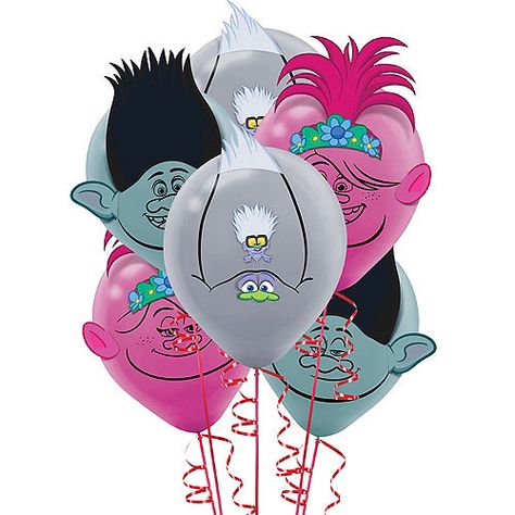 Trolls Party Supplies - Trolls Birthday Party | Party City Troll Party Theme, Guy Diamond, Los Trolls, Trolls Party, Trolls World Tour, Trolls Birthday Party, Halloween Kit, Poppy And Branch, Troll Party