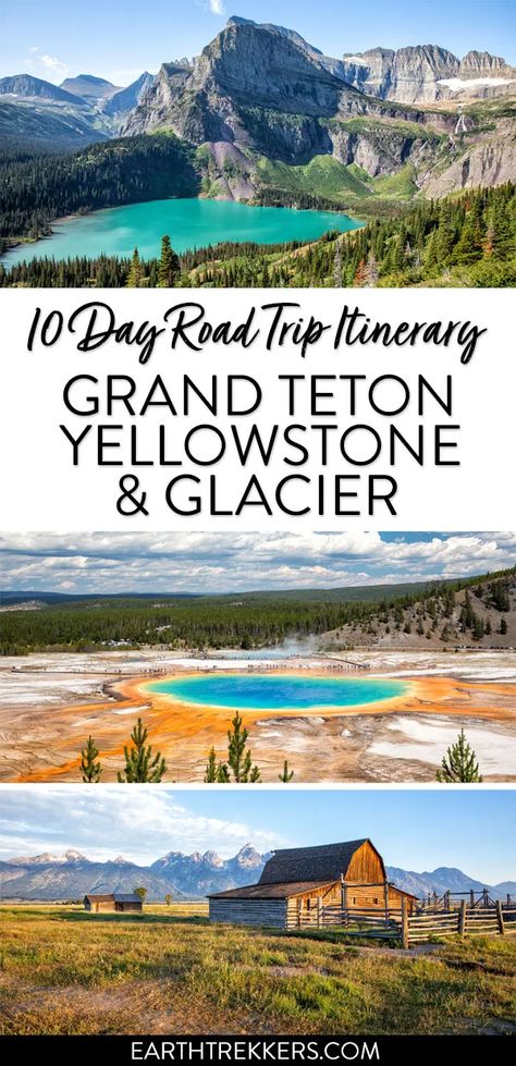 Trips Out West Itinerary, Where To Stay Near Yellowstone, Yellowstone To Glacier Road Trips, National Park Road Trips, Montana Trip, National Parks Road Trip, Yellowstone National Park Vacation, Yellowstone Vacation, Waterton Lakes National Park