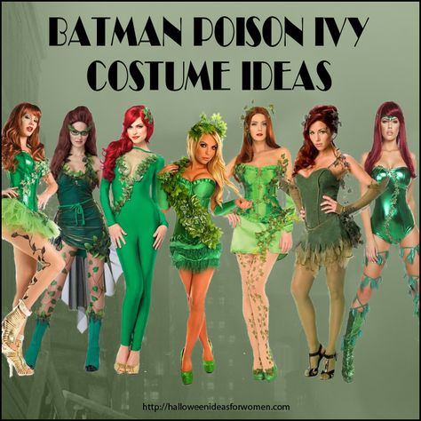 Love these Batman poison ivy costume ideas for Halloween or Cosplay http://halloweenideasforwomen.com/batman-poison-ivy-costume-ideas-for-halloween/ Batman Diy Costume, Poison Ivy Costume Ideas, Poison Ivy Villain, Poison Ivy Kostüm, Poison Ivy Costume Diy, Batman Poison Ivy, Poison Ivy Halloween Costume, Poison Ivy Costume, Batman Diy