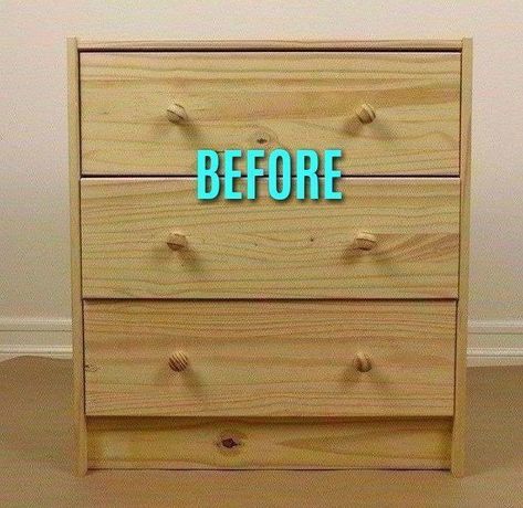 Everyone is going to be copying this!   #howto #diy #diys #craft #crafts #crafting #howto #ad #handmade #homedecor #decor #makeover #makeovers #redo #repurpose #reuse #recycle #recycling #upcycle #upcycling  #unique #furniture #furnituremakeover Upcycling, Rast Dresser, Ikea Rast Dresser, Ikea Rast Hack, Ikea Makeover, Using Stencils, Diy Hanging Shelves, Ikea Dresser, Diy Wall Shelves