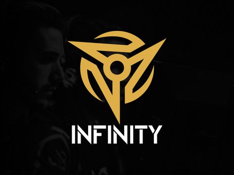 Infinity eSports Club - Logo by JellyBrush Game Logo Design Ideas, Esports Logo Gaming Design, Gaming Logo Icon, Logo Design Infinity, Cool Logo Design, Gaming Logo Design, Logo Infinity, Infinity Logo, Anime Logo