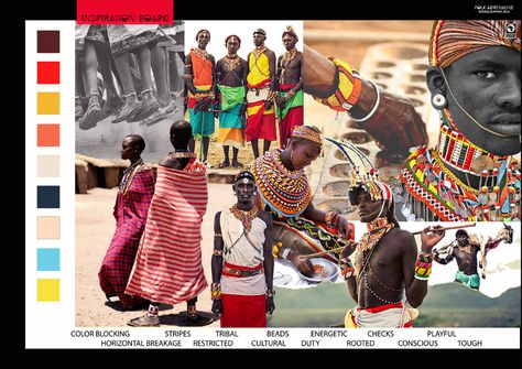 mood board fashion design samburu tribe Africa Culture Tribe Board Fashion Design, Birthday Party Bar, Fashion Design Inspiration Board, Mood Board Layout, Mood Board Fashion Inspiration, Africa Culture, Tribe Fashion, Bodysuit Shorts, Fashion Design Inspiration