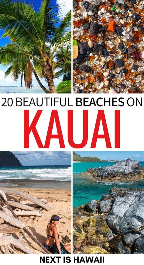 Are you looking to relax on some of the best beaches in Kauai? This guide details the prettiest Kauai beaches across various parts of the island. | Things to do in Kauai | What to do in Kauai | Places to visit in Kauai | Kauai bucket list | Snorkeling in Kauai | Kauai travel | Visit Kauai | Kauai destinations | Surfing in Kauai | Swimming in Kauai | Beach towns in Kauai | Kauai itinerary | Kauai surfing | Kauai state parks Kauai Snorkeling, Kauai Itinerary, Kauai Beaches, Best Hawaiian Island, Things To Do In Kauai, Hawaii Trip Planning, Hawaii Vacation Tips, Kauai Travel, West Coast Travel