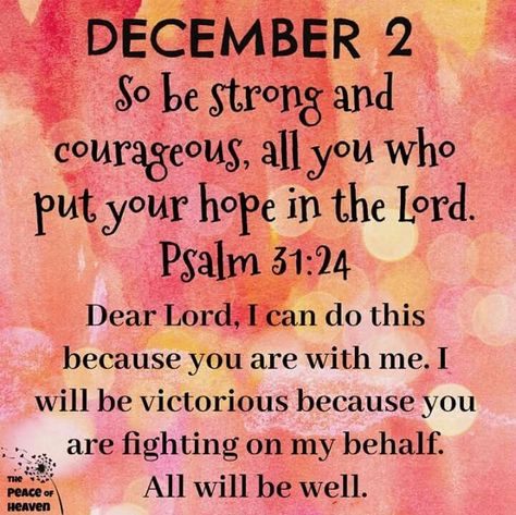 December Blessings, December Scriptures, December Images, Days Quotes, Welcome December, Irish Blessings, Psalm 31, Trust In Jesus, Daily Devotion