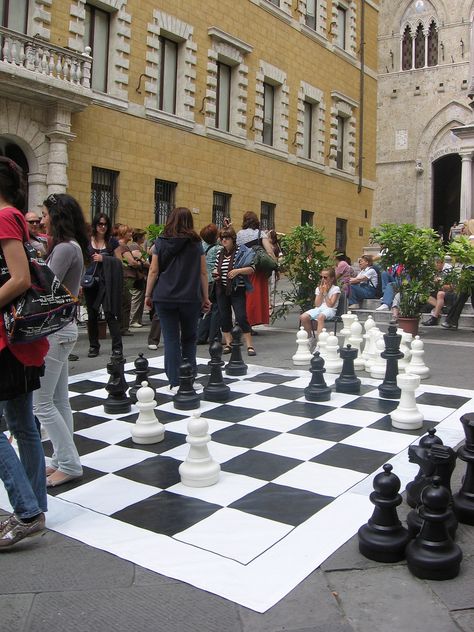 https://flic.kr/p/8dQwjt | Giant Chess, Sienna | Who doesn't love a giant board game? Giant Chess Board, Giant Chess, Event Booth Design, Event Booth, Set Ideas, Backyard Games, Chess Game, Booth Design, Chess Set