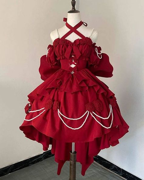 Old Fashion Dresses, Dress Design Sketches, Kawaii Fashion Outfits, Fairytale Dress, Fashion Design Clothes, Really Cute Outfits, Fancy Outfits, Cosplay Outfits, Lolita Dress