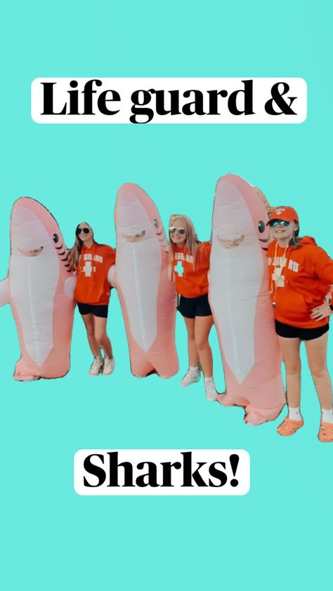 #halloween#costume#friends#ideas#lifeauard#shark Halloween Costume Friends, Lifeguard Costume, Cute Group Halloween Costumes, Friends Ideas, Shark Costumes, Talk To The Hand, Halloween Costumes Friends, Group Halloween Costumes, Cute Halloween Costumes