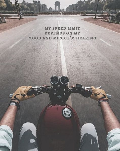 Caption For Pic With Bike, Biker Quotes Attitude, Riding Quotes Motorcycle, Caption For Bike Riders, Bike Riders Quotes, Car Lovers Quotes, Bike Captions Instagram, Riders Quotes, Royal Enfield Quotes