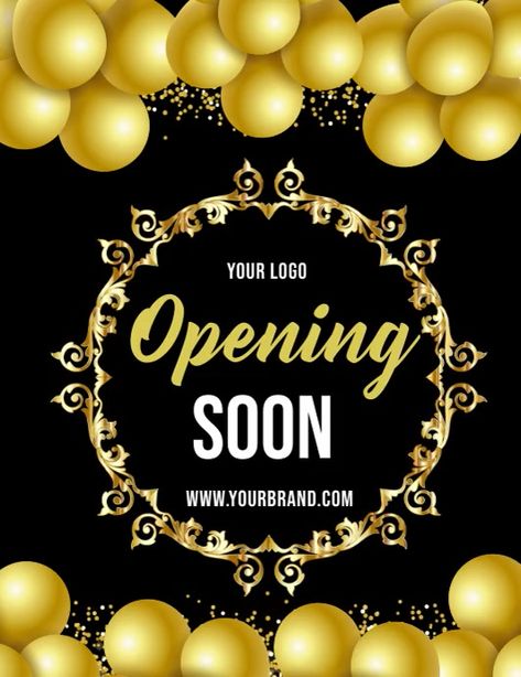 Coming Soon Video, Soon Video, Grand Opening Flyer, Grand Opening Invitations, Makeup Poster, Restaurant Flyers, Makeup Ads, Invert Colors, Custom Flyers