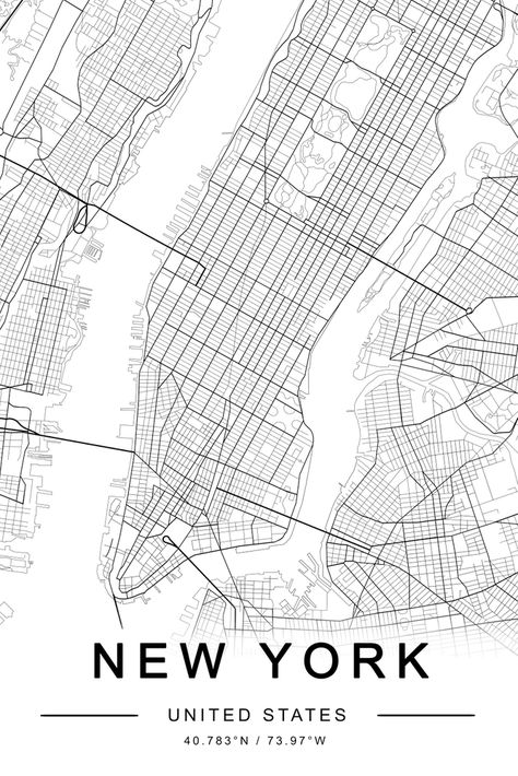 Love One Another Quotes, City Maps Illustration, New York Drawing, Digital City, City Maps Design, Manhattan Map, Nyc Map, New York Map, New York City Map