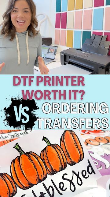 If you're wondering if it's really worth investing in a DTF Printer...or if buying DTF transfers is a better option for you - you're in the right spot. I get emails daily from people asking me which DTF printer is best for home.  My answer is always the same: are you going to be printing everyday? Because if you're not going to print every day - a DTF printer may not be worth it. BUT that doesn't mean you can't take advantage of the benefits of iron on DTF film transfe... Benefits Of Iron, Vinyl Projects Silhouette, Silhouette School Blog, School Newsletter, Sublimation Ideas Projects Inspiration, Silhouette School, Silhouette Cameo Tutorials, Best Printers, Silhouette Diy