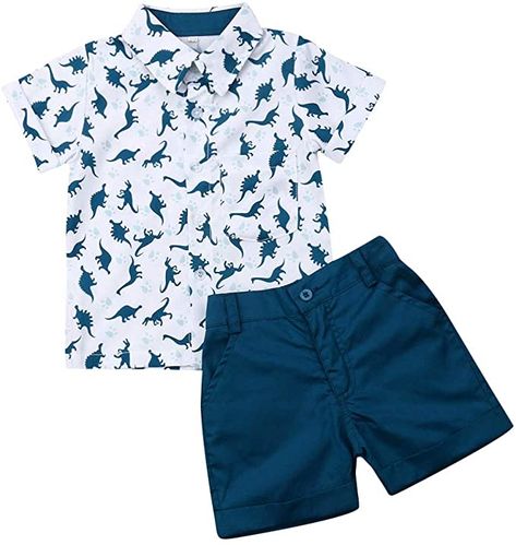 Toddler Boy Dress Clothes, Toddler Boy Summer, Girl Sweat, Body Manga Longa, Baby Boy Summer, Boys Summer, Dinosaur Shirt, Boys Summer Outfits, Toddler Boy Outfits