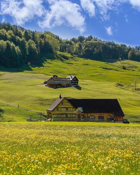 Swiss House, House Landscape, Cottage Style, Nature Beauty, Cool Furniture, Beautiful Nature, Switzerland, Beautiful Homes, Beautiful Places