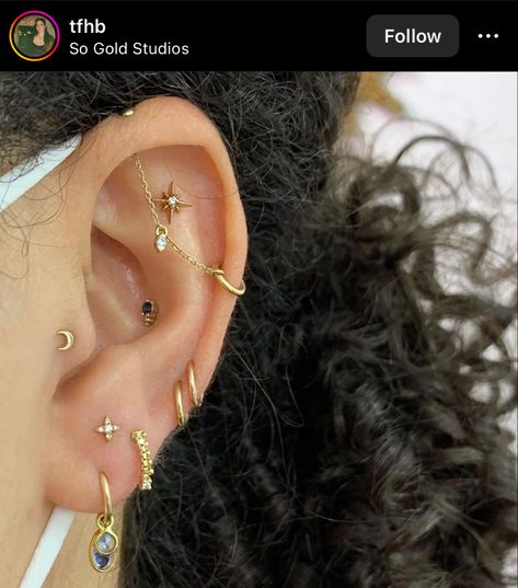 Piercing Placement Chart, Styled Ear Piercings, Ear Piercing Placement, Piercing Inspo Ear, Eat Piercing, Ear Piercing Chart, Piercing Placement, Double Ear Piercing, Men Piercing