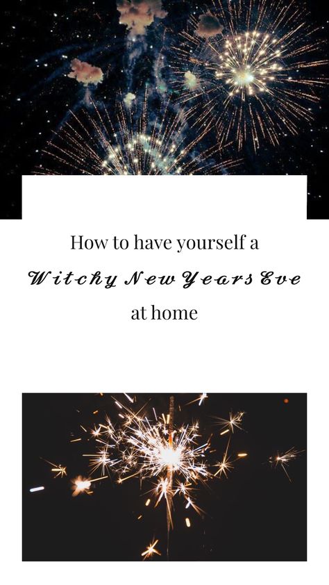 New Years Eve Spells, Spiritual New Years Eve Rituals, Solo New Years Eve, Witch New Year, Witchy New Years Eve Rituals, Witchy New Years Eve, New Years Spells, Witchy Vision Board, Witchy New Year