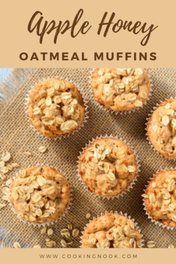 Apple Oatmeal Muffins with Honey Healthy Oat Muffin Recipes, Best Muffin Recipes Ever, Dessert Muffins, Apple Oatmeal Muffins, Oatmeal Muffin, Honey Muffins, Apple Honey, Apple Oatmeal, Simple Breakfast