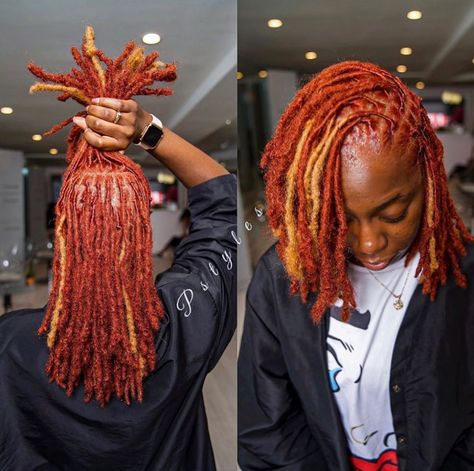 DMV Pro. Loctician Pstyles on Instagram: “Loc color two process and retwist by me @pstyles3 and @blacthunda .My products (NZURI Culture ) will have your hair growing. I used NZURI…” Dreadlock Styles, Loc Color Ideas, Colored Dreads, Dreads Styles For Women, Short Locs Hairstyles, Beautiful Dreadlocks, Faux Locs Hairstyles, Dreadlock Style, Dyed Hair Inspiration