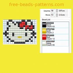 Hello Kitty Face, Beads Keychain, Miyuki Beads Pattern, Seed Bead Crafts, Beads Patterns, Bead Loom Designs, Pony Bead Patterns, Seed Bead Pattern, Bead Loom Pattern