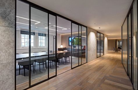 Corporate Interior Design, Office Design Inspiration, Loft Office, Office Interior Design Modern, Corporate Office Design, Office Fit Out, London Interior, Office Space Design, Real Estate Office