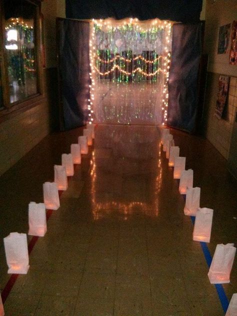 Another school year comes to an end…. Great Idea for a dance entrance School Dance Decorations, School Dance Themes, School Dance Ideas, Middle School Dance, Dance Decorations, Fall Ball, Winter Dance, Halloween Dance, Dance Themes