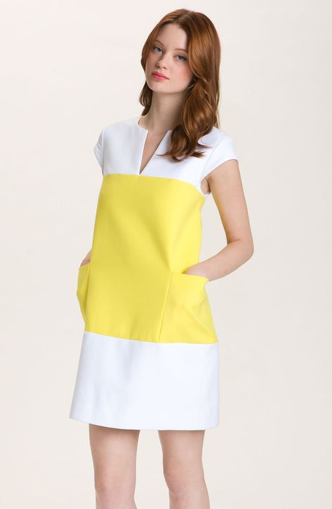 kate spade new york 'hana' dress | Nordstrom Shift Dresses, Casual Styles, York Dress, Block Dress, Mode Inspiration, Classy Dress, Nordstrom Dresses, Simple Dresses, Modest Fashion