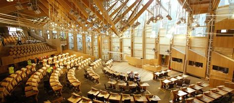 Scottish Parliament Holyrood Palace, Scottish Parliament, Timber Architecture, Timber Buildings, Spanish Architecture, Timber Structure, Timber Construction, Structure Architecture, Architecture Details