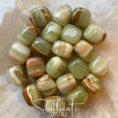 Light Green Crystals, Spiritual Leadership, Crystal Vibes, Heart Healing, Onyx Crystal, Your Higher Self, Spiritual Crystals, Pretty Rocks, Green Stones