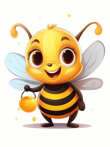 vectors, photos and PSD files | Free download Bee Cartoon Cute, Bee Animation, Cartoon Bees Cute, Cute Honey Bee Illustration, Animated Bee, Honey Bee Clipart, Honey Bee Cartoon Image, Cartoon Bee, Eyeball Art