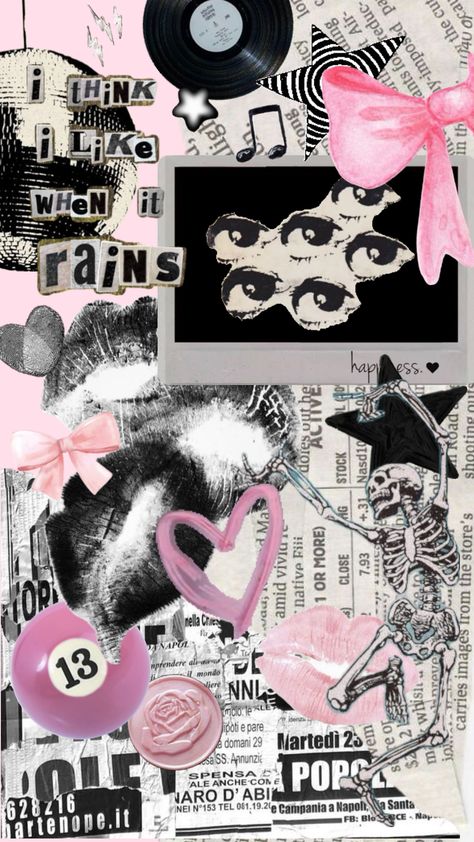 #music #blackandwhite #pink #wallpaper Pink Y2k Wallpaper, Pink Hello Kitty Wallpaper Iphone, Y2k Collage, Y2k Aesthetic Wallpaper, Iphone Wallpaper Music, Pretty Wallpaper Ipad, Cute Images For Wallpaper, Pink Music, Cute Wallpapers For Ipad