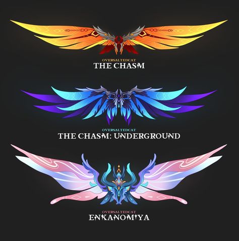 Magic Wings, Coral Crystal, Super Powers Art, Wings Drawing, Honkai Impact 3rd, Fantasy Props, Wings Art, Magic Design, Knight Art