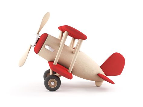 Low poly wooden toy airplane by Rexi 3d on @creativemarket Wood Toys Diy, Toy Airplane, Wooden Toys Design, Wooden Airplane, Wooden Toys For Toddlers, Wooden Toys Plans, Toy Plane, Airplane Toys, Wooden Baby Toys