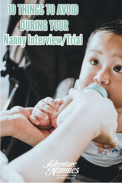 Nanny Interview Outfit, Questions To Ask Nanny Interview, Nanny Job, Live In Nanny Schedule, Nanny Responsibilities, Live In Nanny Tips, Nanny Interview Questions, Nanny Binder, Interview Questions To Ask