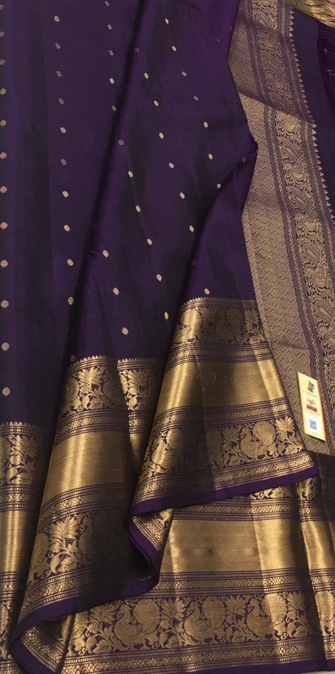 Pure Kanchipuram Silk Sarees, Blue Dots, Whatsapp Group, Silk Saree, Silk Sarees, Dots, Navy Blue, Saree, Silk